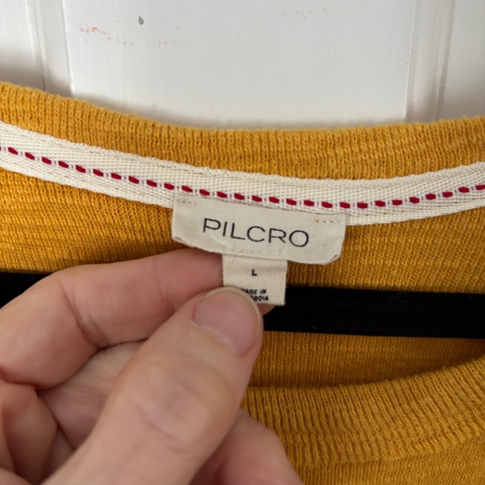 Anthropologie mustard yellow sweater - Picture 2 of 11
